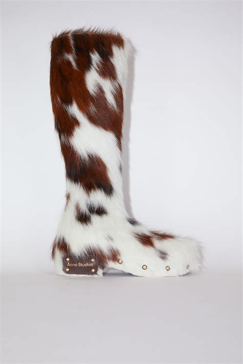 acne studios boots replica|acne studios cow print boots.